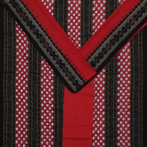 Double ikat ekhoti pasapalli sambalpuri dress materials (3 Piece)