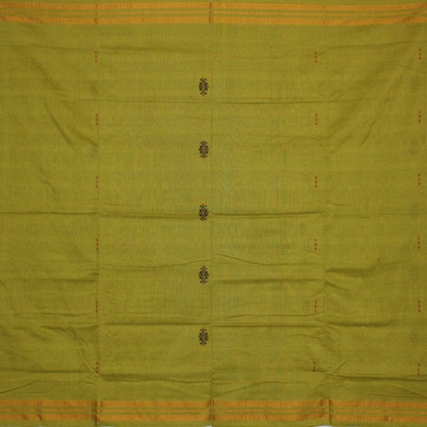 Plain bomkai buti sambalpuri saree (Old Age)