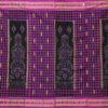 Big Check Bomkai paper bandha Sambalpuri cotton saree