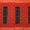 Mini Check Bomkai box pasapalli sambalpuri saree