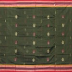 Doll design 3d border sambalpuri bomkai cotton saree
