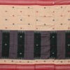 Half Half check design bomkai buti sambalpuri saree