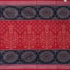 Jhuti and flower design paper bandha sambalpuri cotton ikat saree