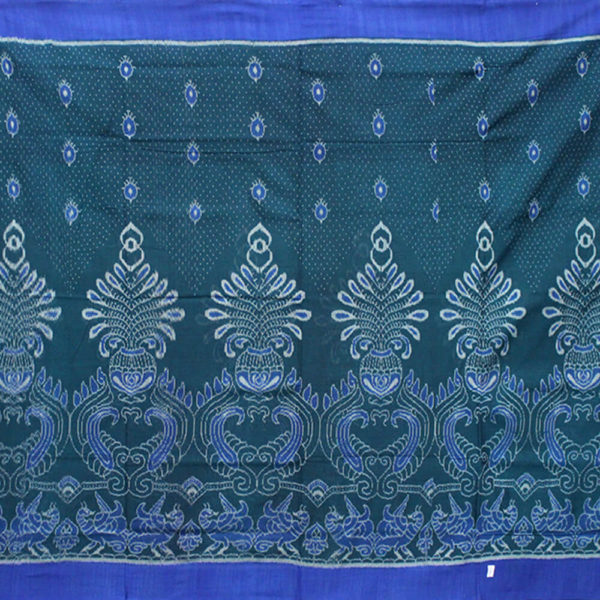 Kalasi Flower paper bandha sambalpuri cotton ikat saree