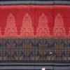 Odissi dance & temple design flower paper bandha sambalpuri cotton saree