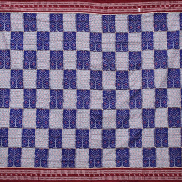 Tree inside box paper bandha sambalpuri saree