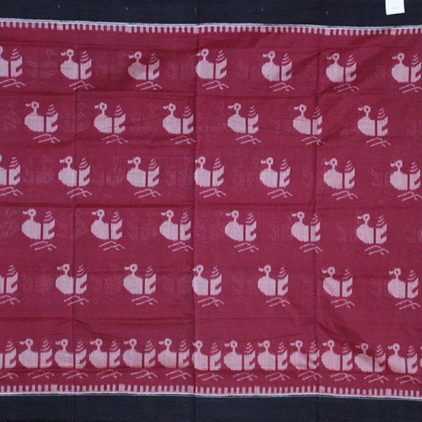 Dock rail design sambalpuri cotton saree