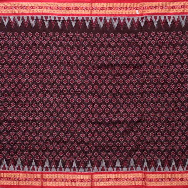 Small print paper bandha sambalpuri saree