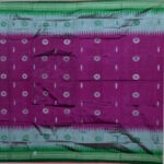 Big temple border bomkai silk saree